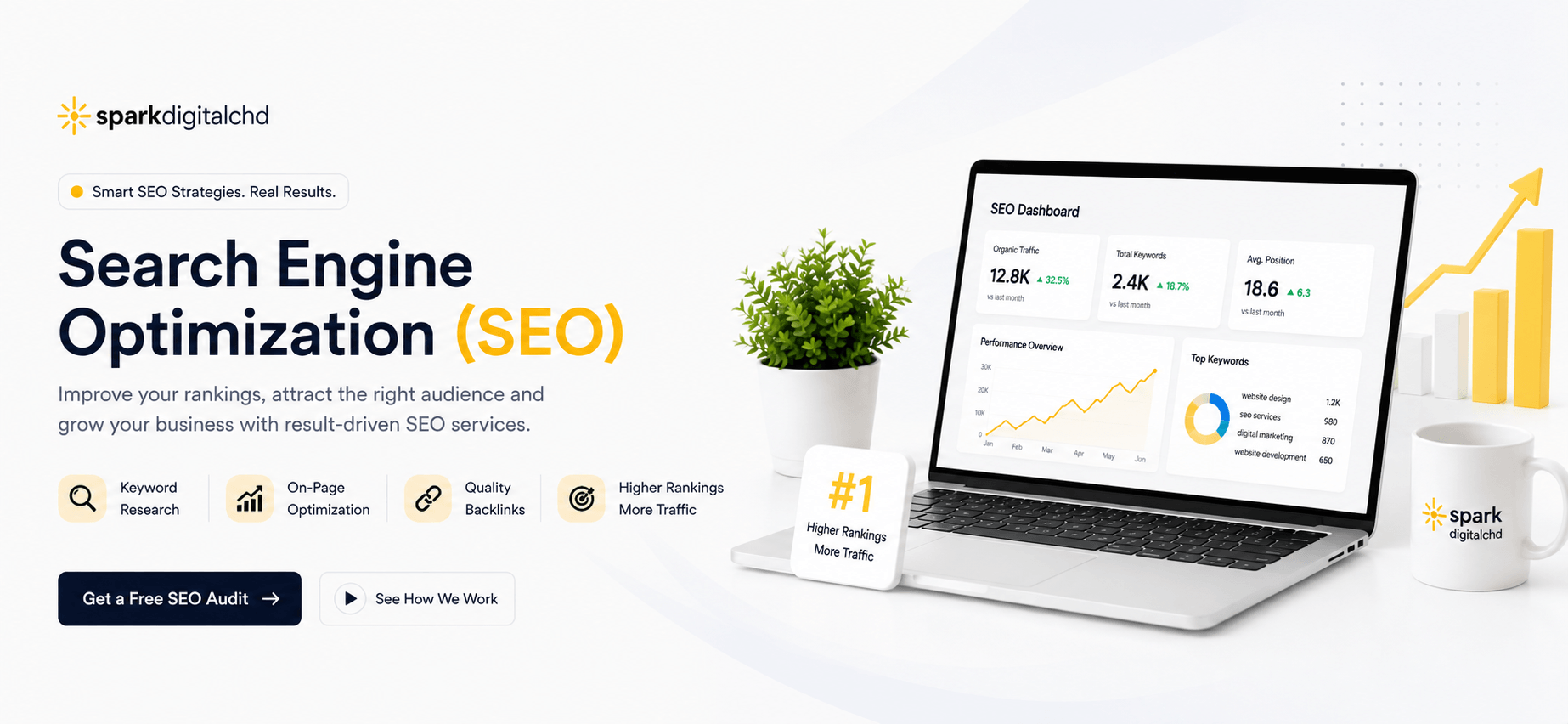 Professional SEO Services by SparkDigitalCHD